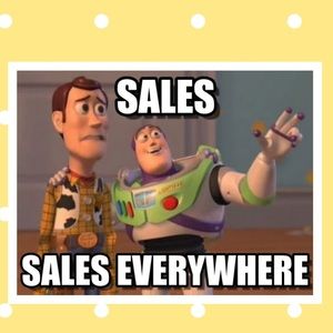 Sales 💰  Sales 💰  Sales 💰